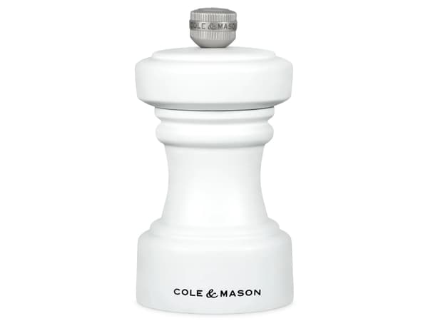 Cole & Mason H233057, Salt grinder, White, Beechwood, Ceramic, Ceramic, Salt, 104 mm