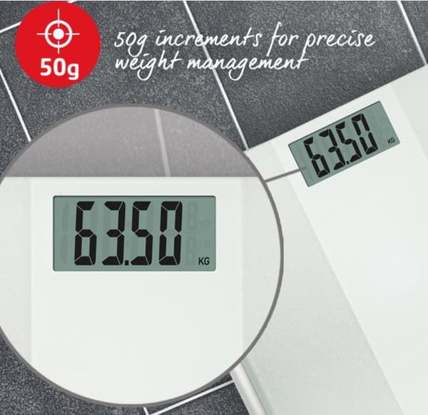 Salter 9009 WH3R Ultimate Accuracy Electronic Bathroom Scales white