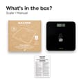Miniatyrbilde 3 av 7: Salter 9224 BK3RFEU16 Eco Power Digital Bathroom Scale Black