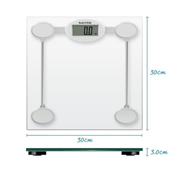 Salter 9018S SV3R Glass Electronic Bathroom Scale