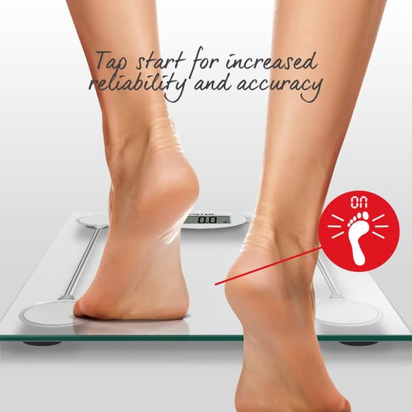 Salter 9018S SV3R Glass Electronic Bathroom Scale