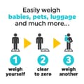 Miniatyrbild 4 av 7: Salter SA00300 GGFEU16 Add and Weigh Scale Black