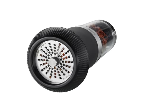 GEFU 34631, Roterande rivjärn, Svart, Transparent, Plast, Rostfritt stål, Stål, 62 mm, 62 mm