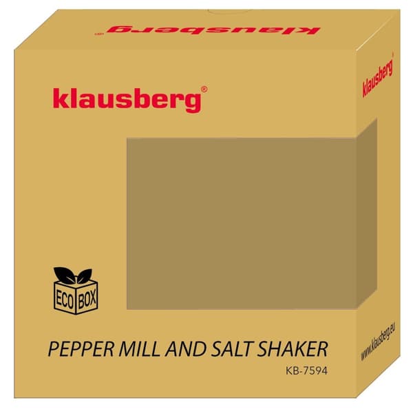 Salt- och pepparkvarn, svart Klausberg