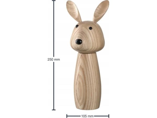 LEONARDO 018699, Salt- og pepperkvern, Tre, Rustfritt stål, Tre, Keramisk, 105 mm, 95 mm