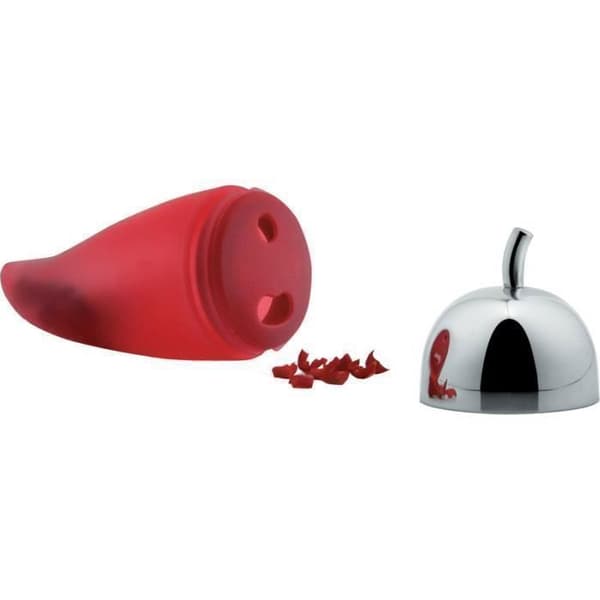 Alessi Piccantino, Röd, Rostfritt stål, Silikon, Rostfritt stål, Metallic, Rostfritt stål, LPWK - Jim Hannon-Tan, 3 cm