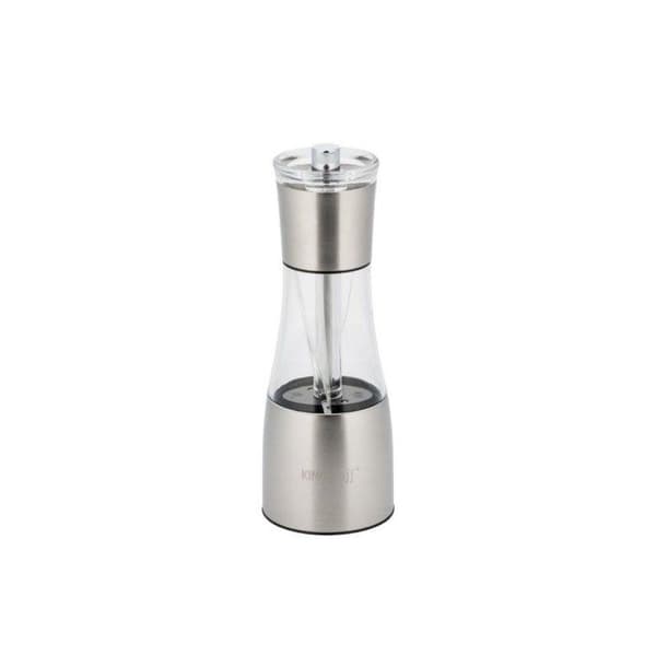 Salt- och pepparkvarn - KINGHOFF - KH-4041 - Rostfritt stål - Justerbar malning - Transparent