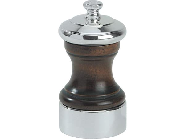 Peugeot Kryddkvarn 10 cm Peugeot Bistro silverpläterad mässing med trä