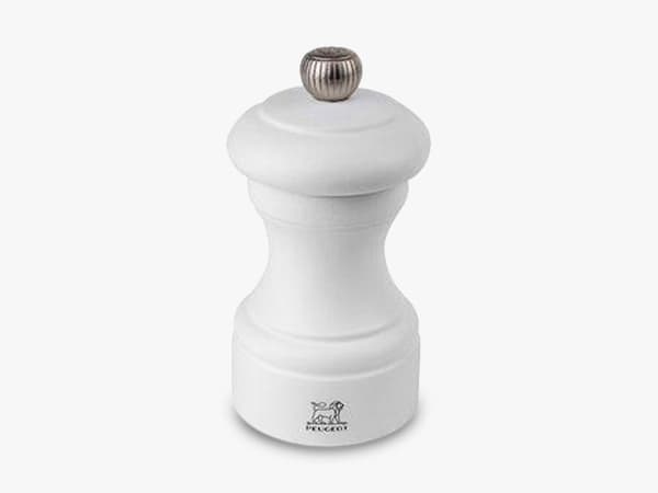 Peugeot kryddermølle 10 cm saltkvern Peugeot Bistro hvit matt