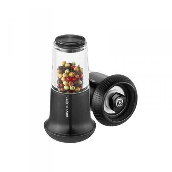 GEFU X-Plosion Salt- eller Pepparkvarn 10,7 cm Svart