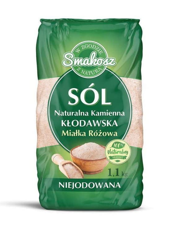 Natursalt fra Klodawa, fint, 1,1 kg