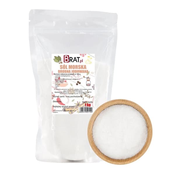 Fint joderat havssalt 1 kg
