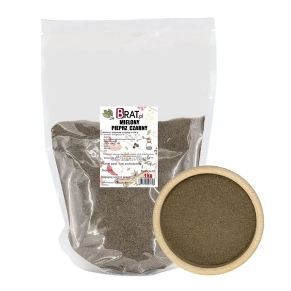 Malen svartpeppar 1 kg