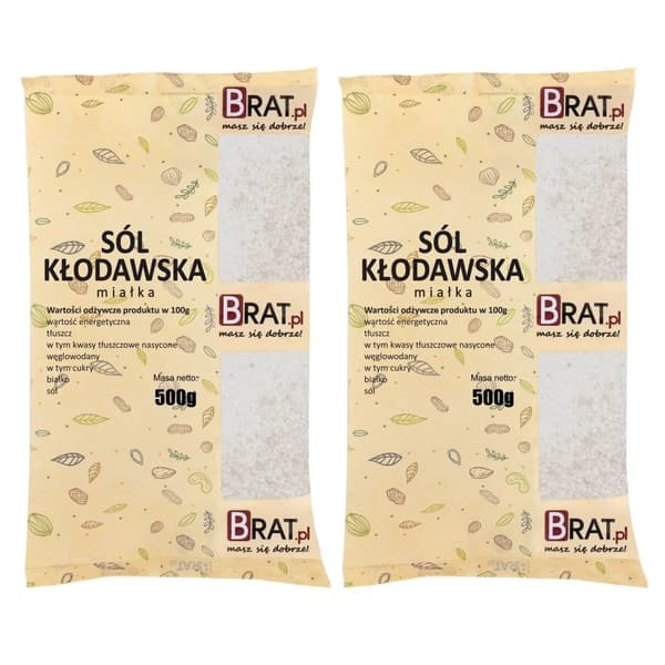 Klodawska fint salt 1 kg (2 x 500 g)