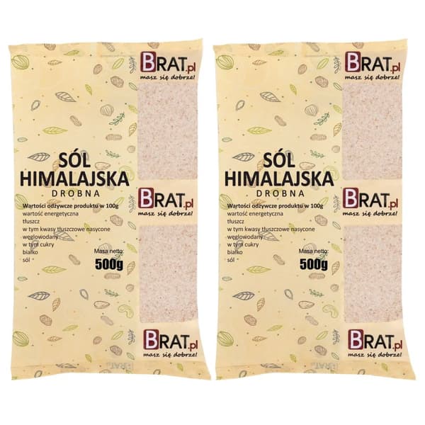 Fint Himalayasalt 1 kg (2 x 500 g)