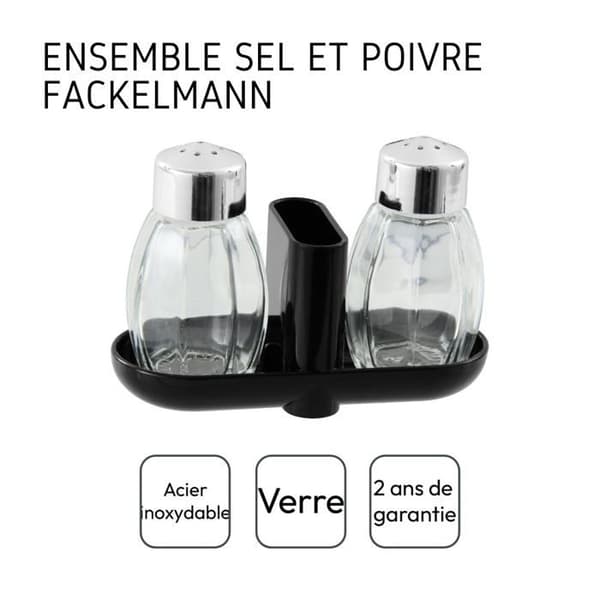 Ensemble saltkar och pepparkar Fackelmann