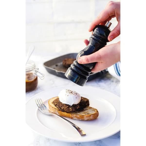 KitchenCraft salt- eller pepparkvarn MasterClass 6 x 18 cm svart