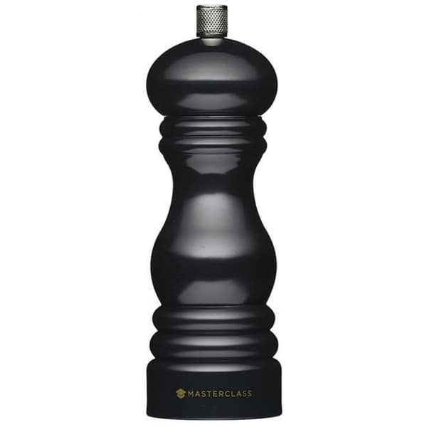 KitchenCraft salt- eller pepparkvarn MasterClass 6 x 18 cm svart