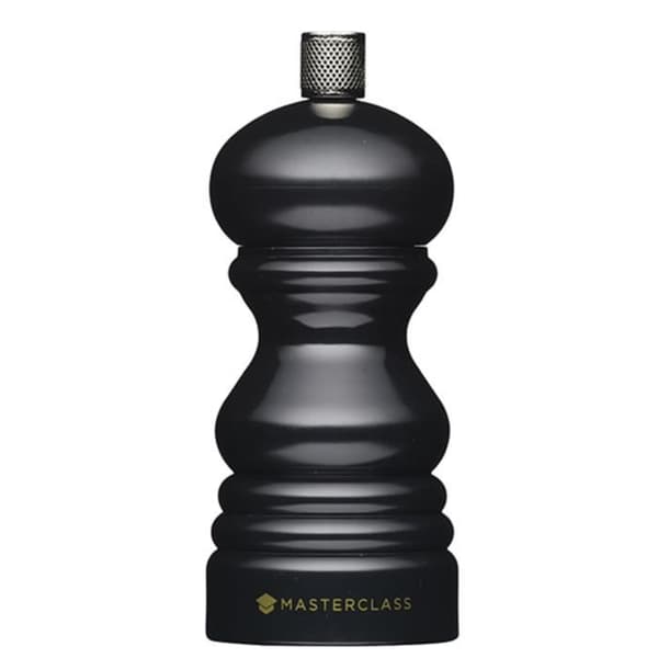 KitchenCraft MasterClass salt- eller pepparkvarn 5,2 x 12,5 cm svart