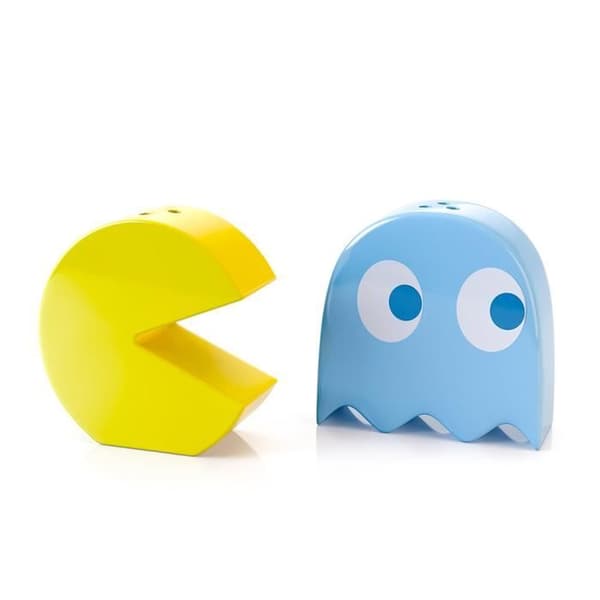 Balvi - salt och peppar Pac-Man. Tillverkad av keramik. Tvådelad set.