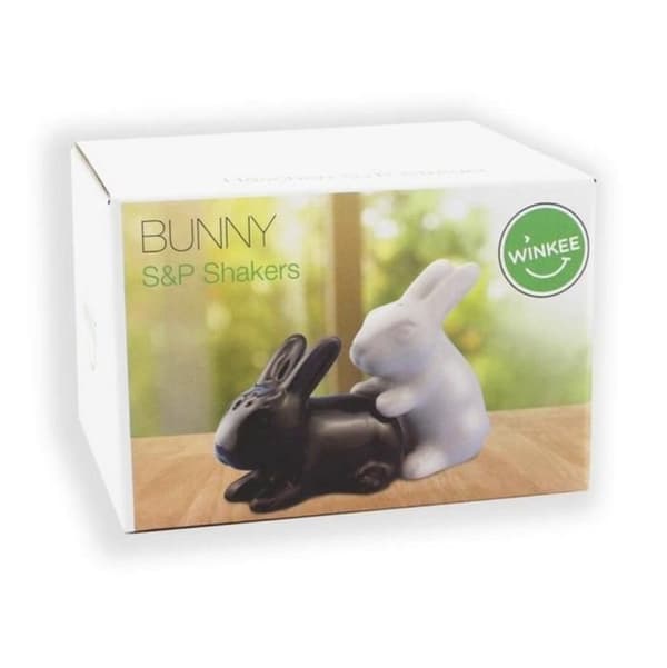 Salière och pepparströare kaninpar "winkee"