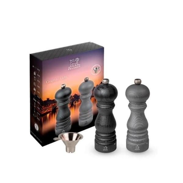 Coffret Duo U'Select 18 cm Grafitljus - Peugeot - Coffret Duo salt och pepparkvarn - Grå - Vuxen - 18 cm