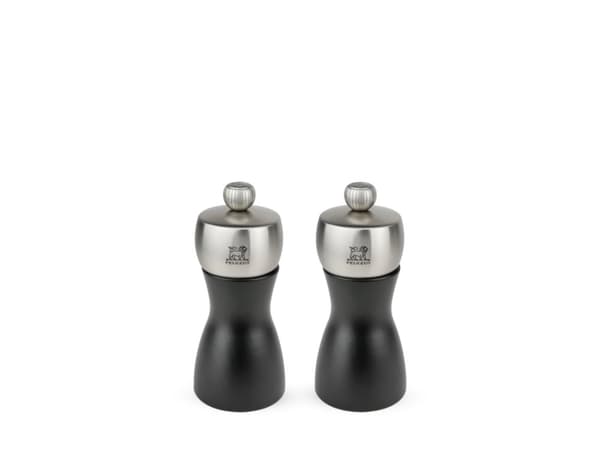 FIDJI salt- och pepparkvarnar 12 cm svart
