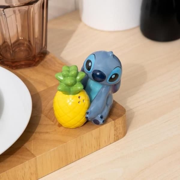 STITCH OCH ANANAS KERAMISK SALT- OCH PEPPERSKAKARE UNDER OFFICIELL LICENS