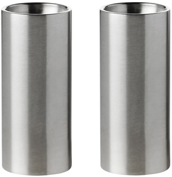 Stelton Arne Jacobsen Cylinda Salt & Peppar Set (Stål)