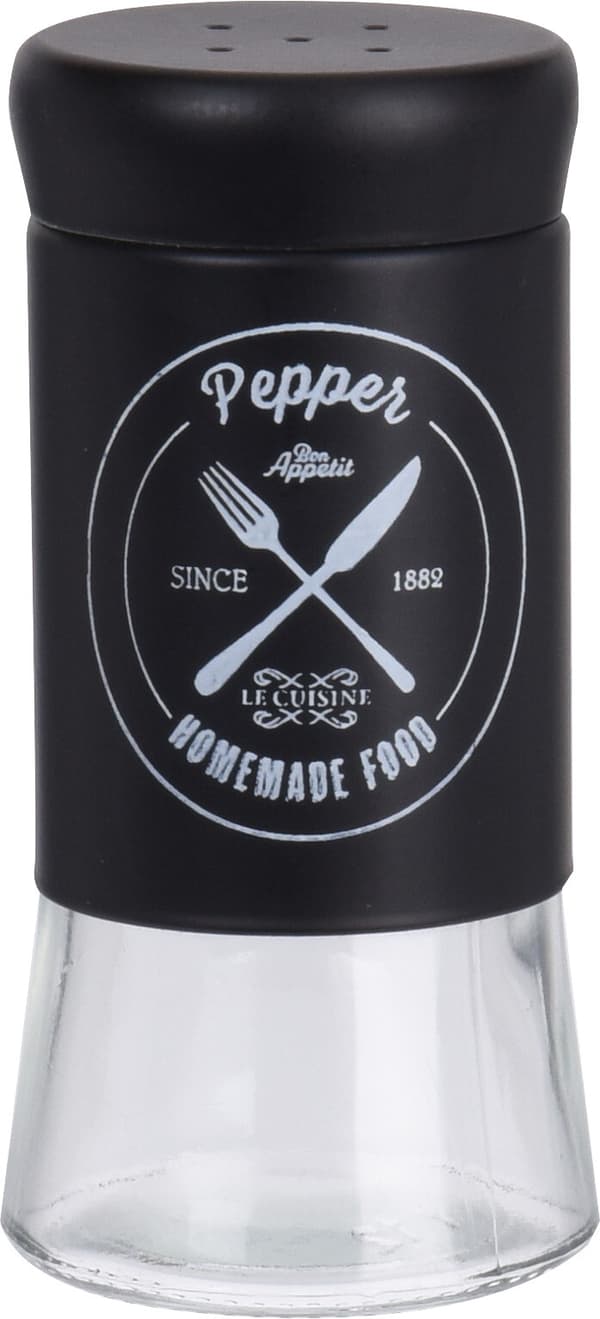 Køkken salt- og peberbeholder glas 11 cm