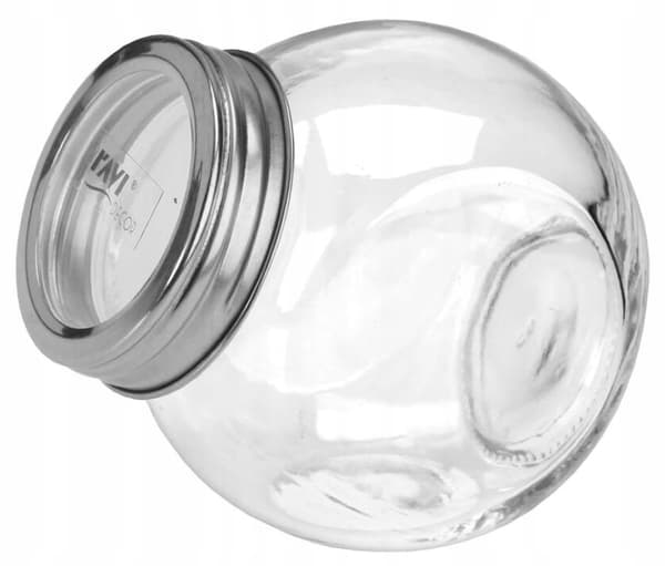Krydderibeholder med skruelåg, krydderibeholder i glas, 8x6 cm