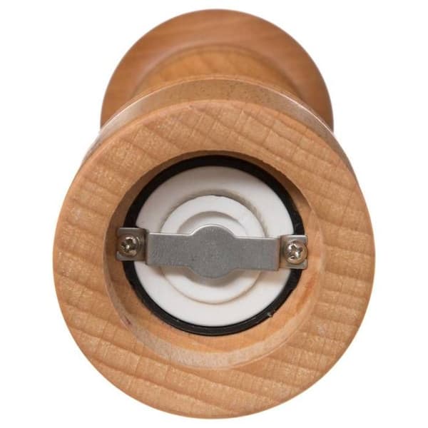 Peppar/saltkvarn - 5five - Manuell - Naturligt trä - Rostfritt stål - 20,5 cm