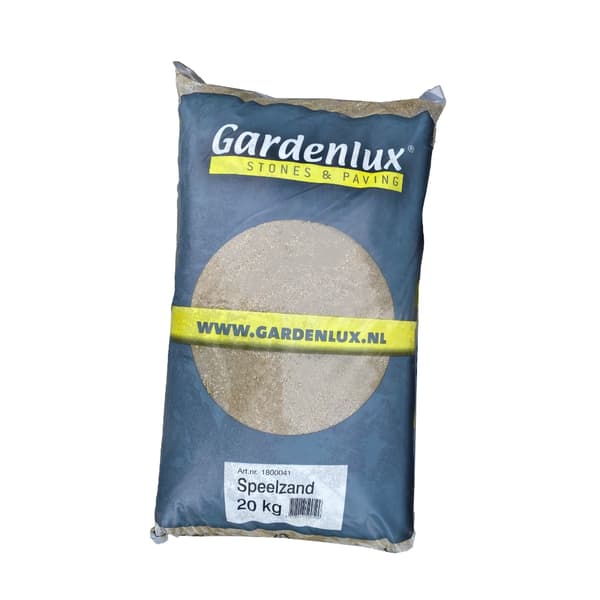 Gardenlux Legesand - Sandkasse Sand - Sand til Sandkasse - Certificeret - Taske 20kg
