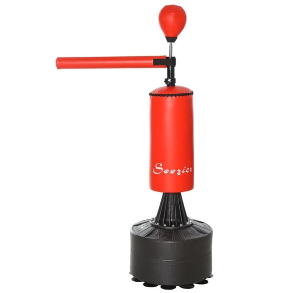 Rootz seisova nyrkkeilysäkki - musta, punainen - pu, pe, HDpe - 34,64 cm x 18,89 cm x 80,7 cm