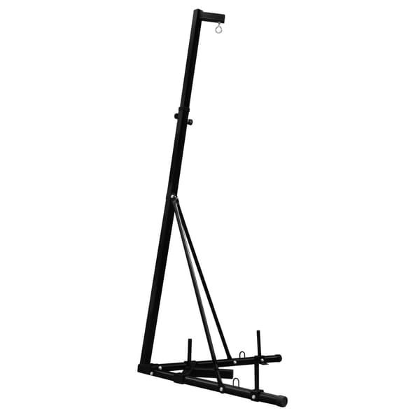 Sammenfoldelig boksesækstativ 68kg 150lbs Standalone Højdejusterbar 182cm - 230cm / 6ft - 7.5ft Kampsportsudstyr Stabilt trekantet basestål