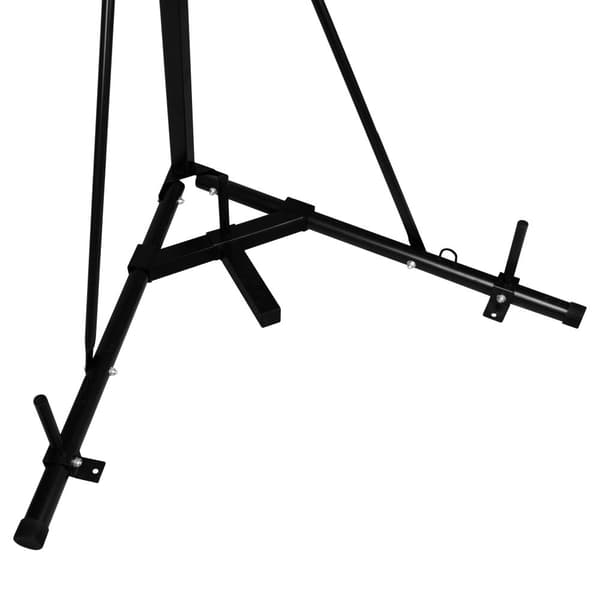 Sammenfoldelig boksesækstativ 68kg 150lbs Standalone Højdejusterbar 182cm - 230cm / 6ft - 7.5ft Kampsportsudstyr Stabilt trekantet basestål
