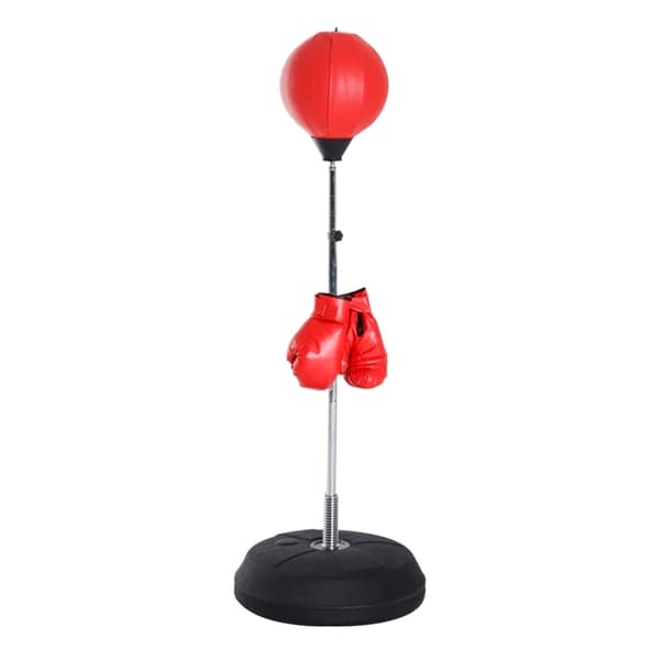 Rootzin säädettävä nyrkkeilypallojalusta - Nyrkkeilyvarusteet - Nyrkkeilykassi - Säädettävä korkeus - Kamppailulajit - 43cm x 43cm x 126-144cm