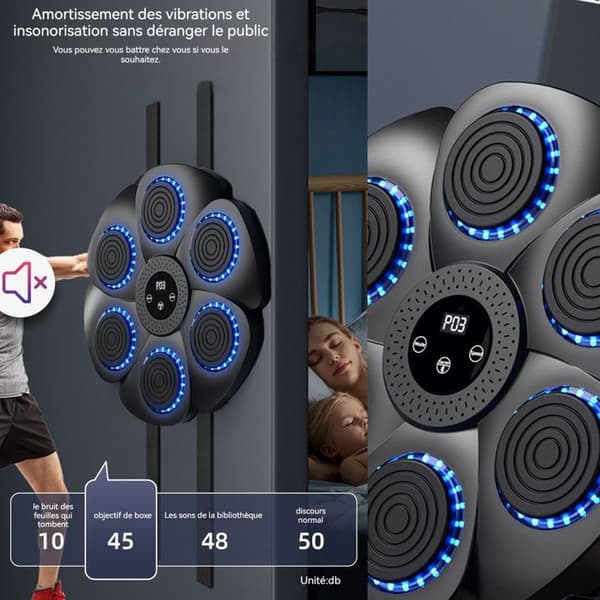 INN Hushålls bluetooth musik boxningsmaskin elektronisk maskin intelligent hängande boxning boxning träningsutrustning