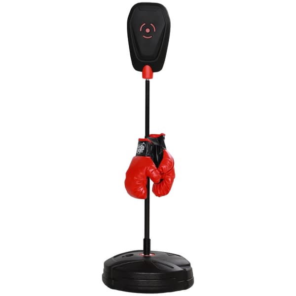 Rootz justerbar stående stansväska set - boxning set - barn fitness - främjar samordning - Ø34 x 88-124h cm - svart