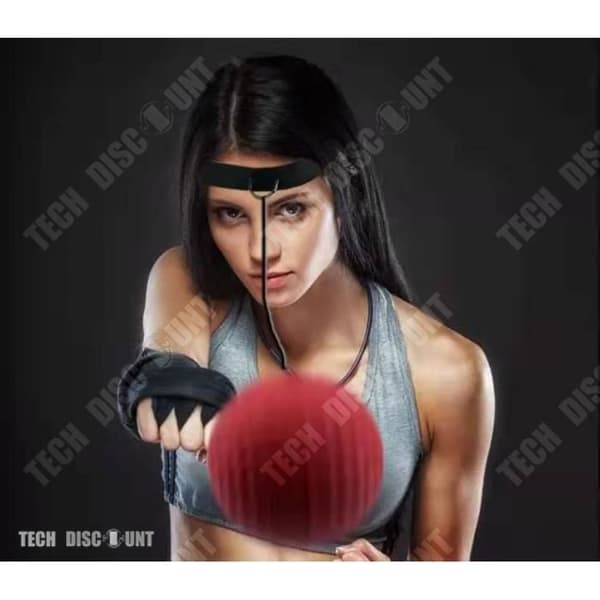 Reflexboll för boxningsträning portabel strid övning reaktionshastighet fitness MMA punching band