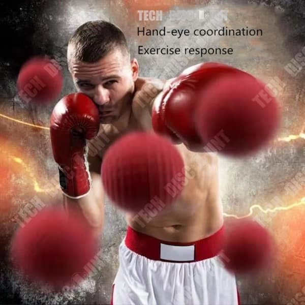 Reflexboll för boxningsträning portabel strid övning reaktionshastighet fitness MMA punching band