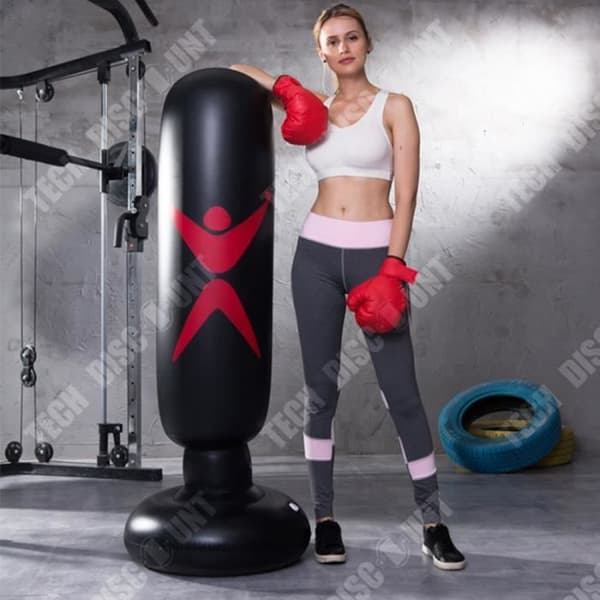 TD® XUY Viktbänk PVC Fitness Sandsäck Uppblåsbar boxningspåse för vuxna Barn Säker och giftfri
