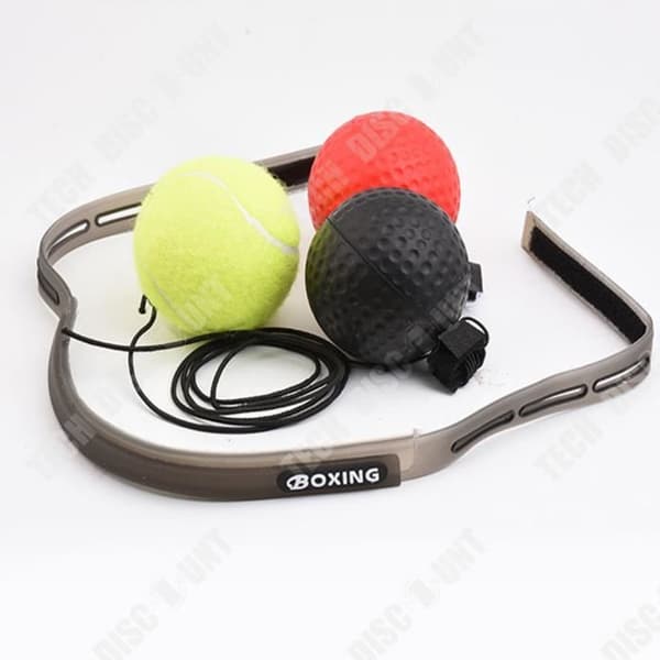 TD® Boxing Reaction Ball Head Mounted Speed Ball Silikon PU Agility Ball Hemträningsset
