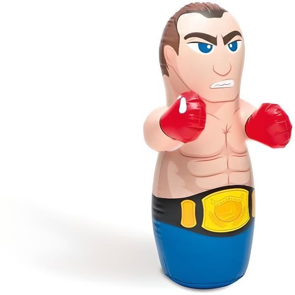 Uppblåsbar stansboll - Intex - Boxer - 3 år + - Användning inomhus/utomhus - Stabilitet med vatten