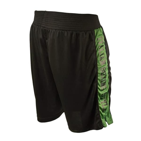 Kort Boxe - LEONE 1947 - AB739 - 100 % Polyester Andningsbar - Unisex - Svart