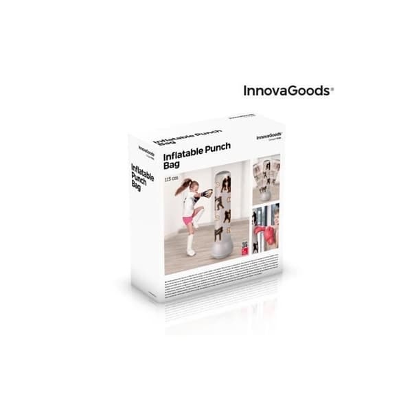 Uppblåsbar boxningspåse - InnovaGoods - Gadget Kids - PVC - Blandat - 6-12 år