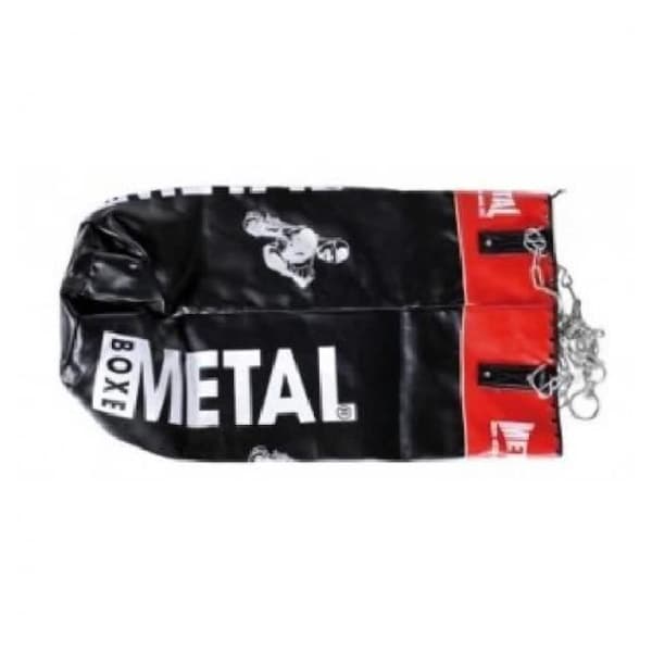 Slag säck - Metal Box - 150 cm - Svart/Röd - Säck att fylla - Kampkonster