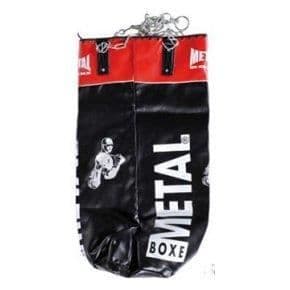 Slag säck - Metal Box - 150 cm - Svart/Röd - Säck att fylla - Kampkonster