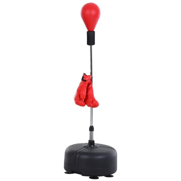 Punchingball setti, Ø48 x 136-154K cm, Musta+Punainen