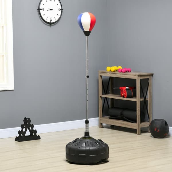 Punching Ball, 48x147-165 cm, Sort